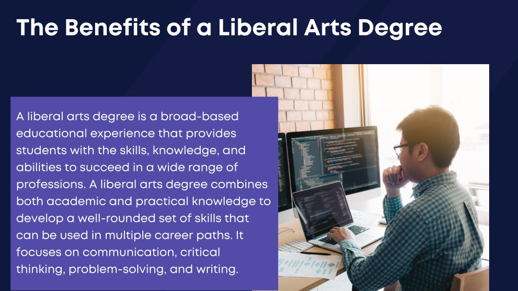 PPT - The Liberal Arts Degree What Is It And What Can You Do With It ...