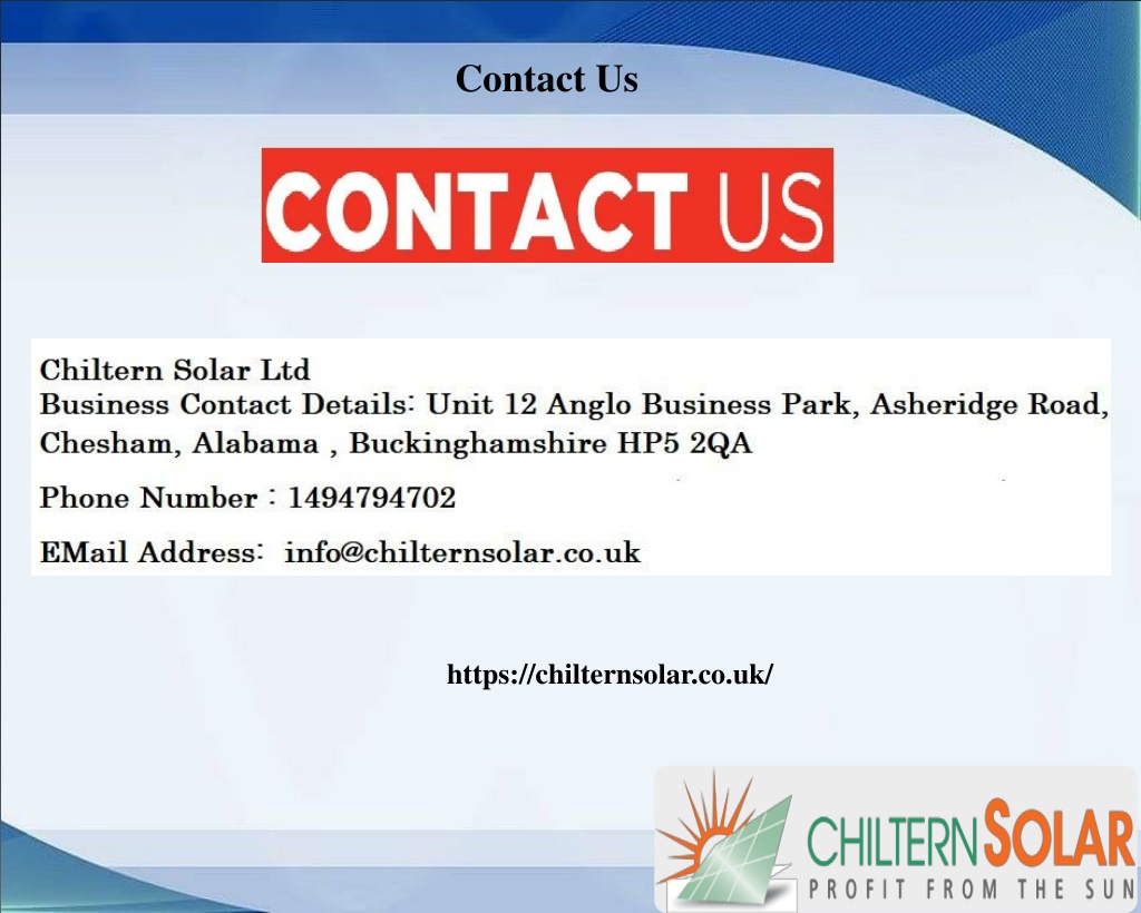 PPT Solar Panels for Watford Area PowerPoint Presentation, free