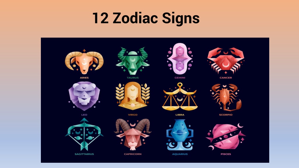 PPT - How does your Zodiac Sign Relate To Your Power Colors PowerPoint ...