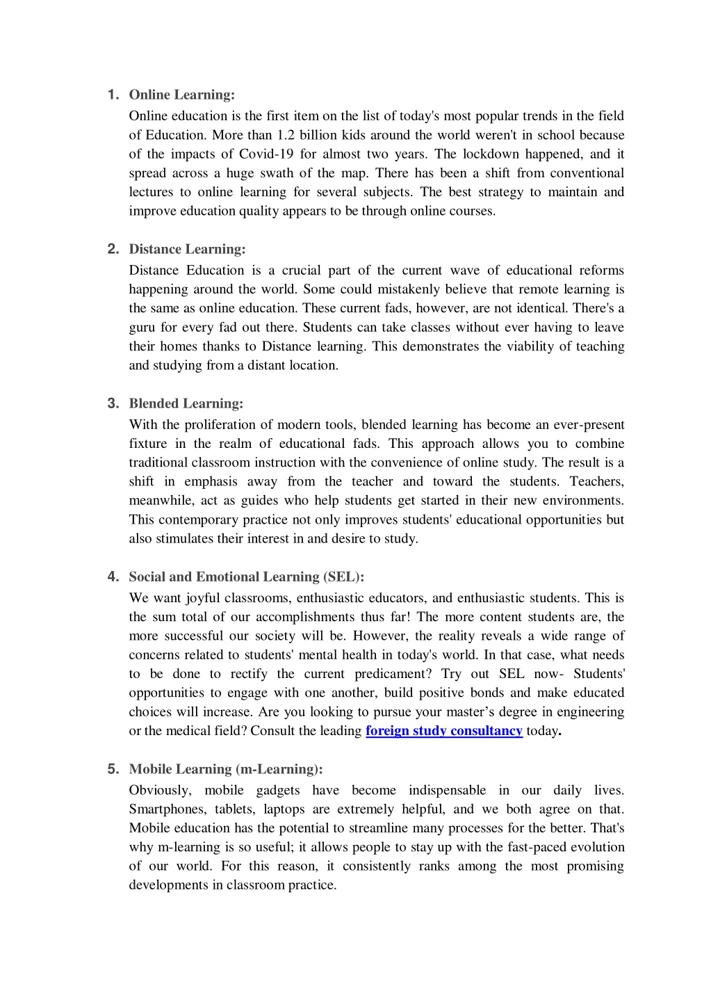 PPT - Top 8 Trends that will change the Education Sector till 2025 ...