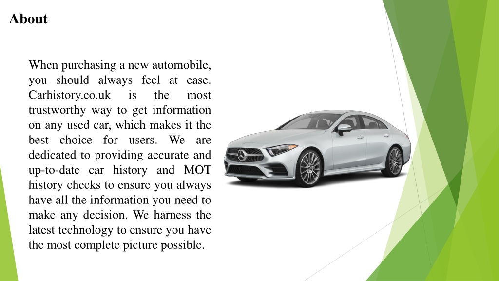 PPT Vehicle Accident History Report Online Carshistory.co.uk