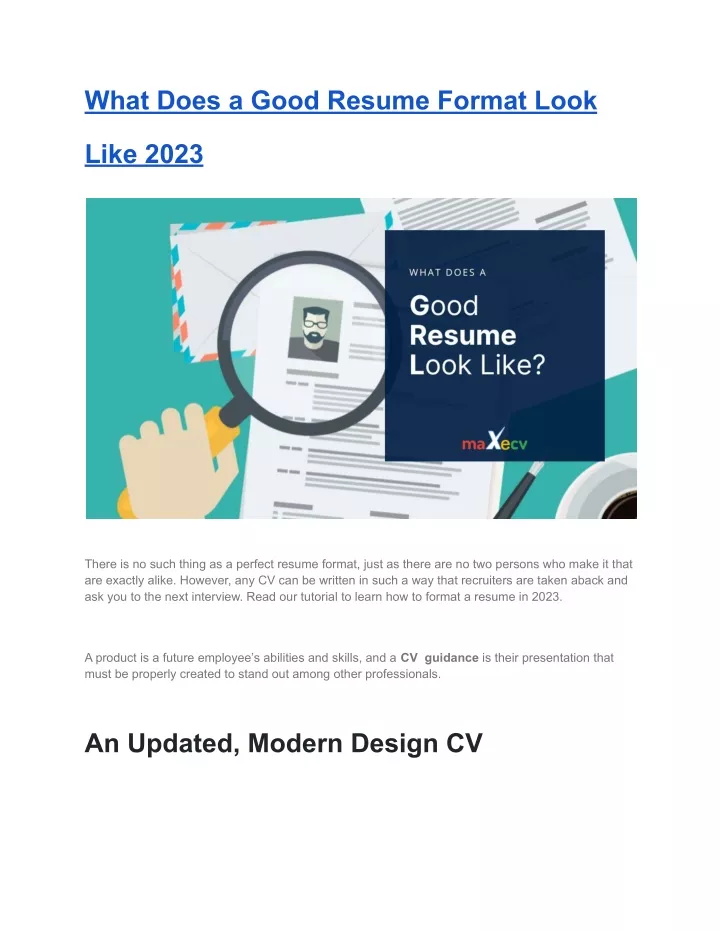 ppt-what-does-a-good-resume-format-look-like-2023-powerpoint