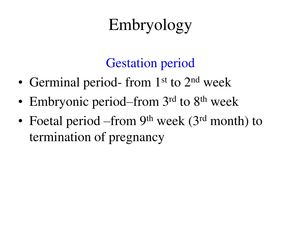 PPT - Embryology PowerPoint Presentation, free download - ID:11859694