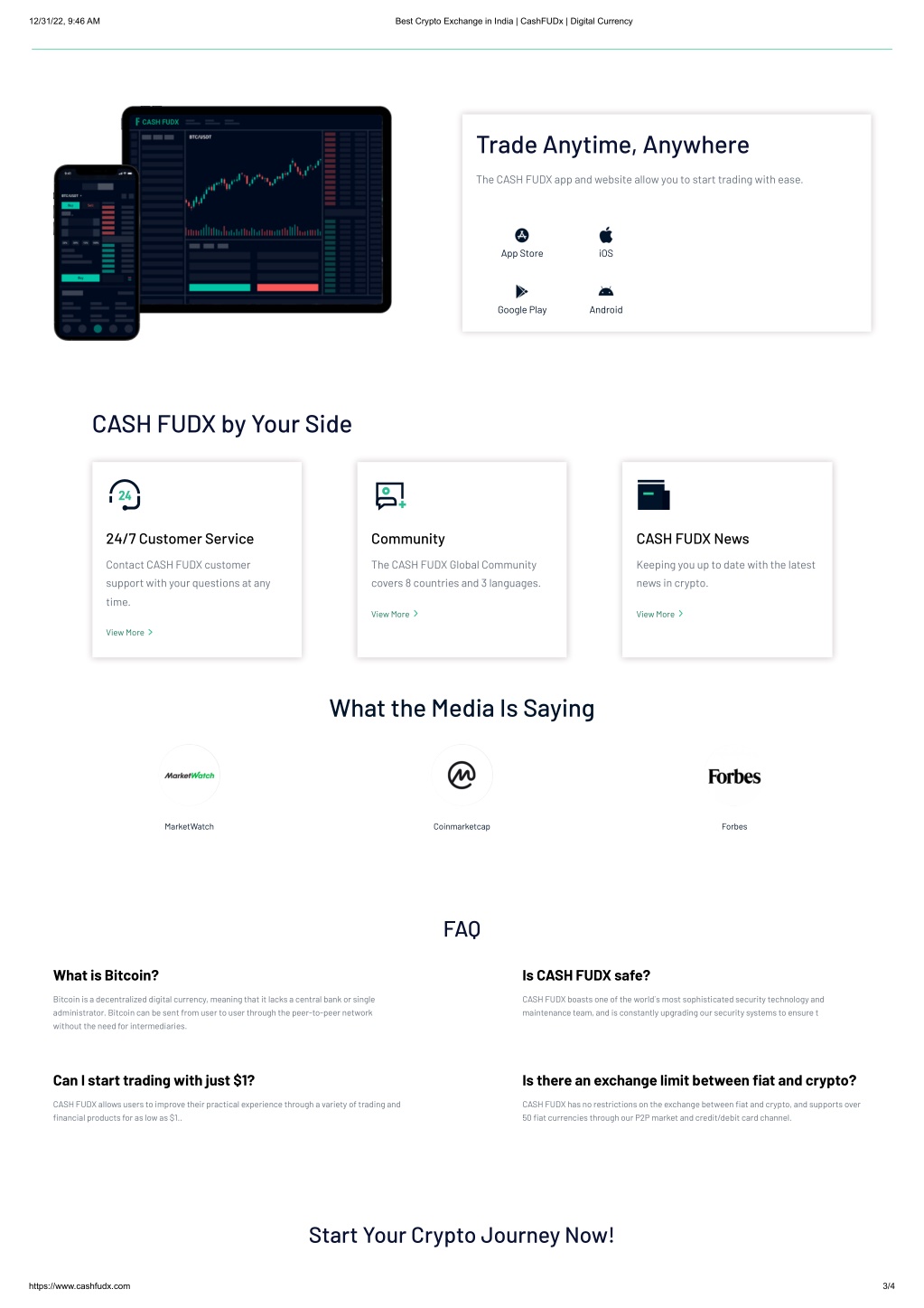 PPT - Best Crypto Exchange in India _ CashFUDx _ Digital Currency  PowerPoint Presentation - ID:11860157