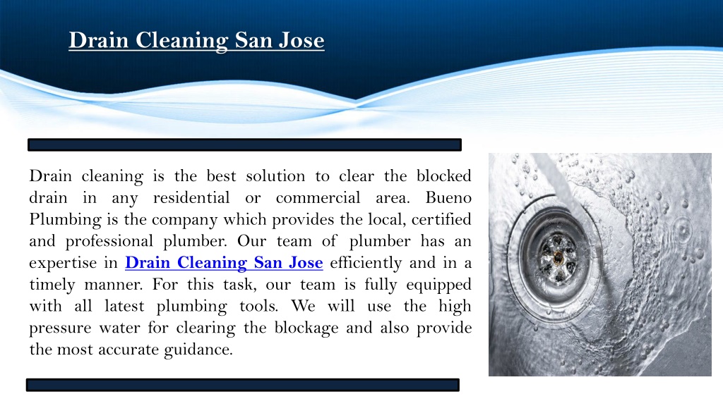 PPT - Professional Drain Cleaning San Jose Services PowerPoint ...
