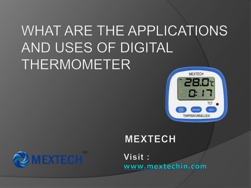 Digital deals thermometer uses