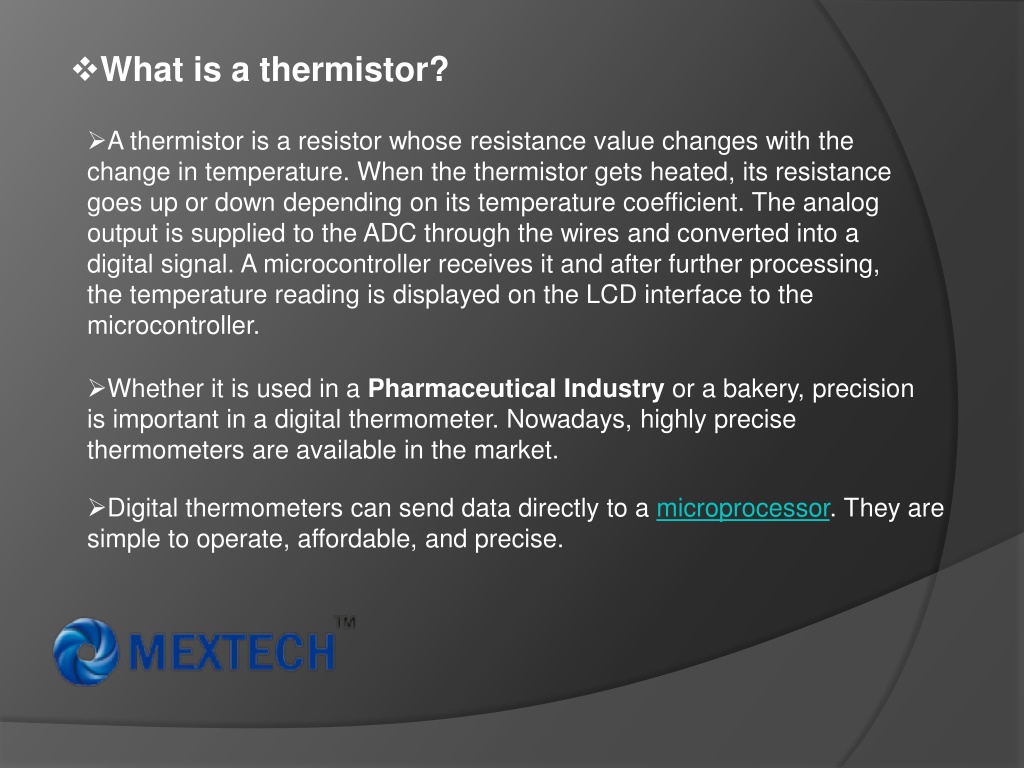 What are the Applications and Uses of Digital Thermometer? - MEXTECH