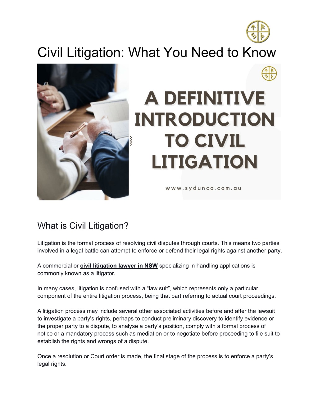 PPT - A Definitive Introduction To Civil Litigation PowerPoint ...