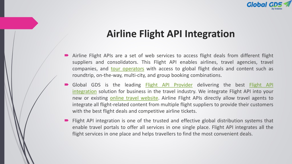 PPT - Airline Flight API Integration PowerPoint Presentation, free ...