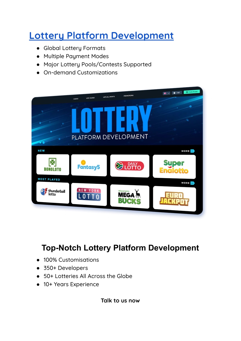 PPT - Lottery Platform Development PowerPoint Presentation, free ...