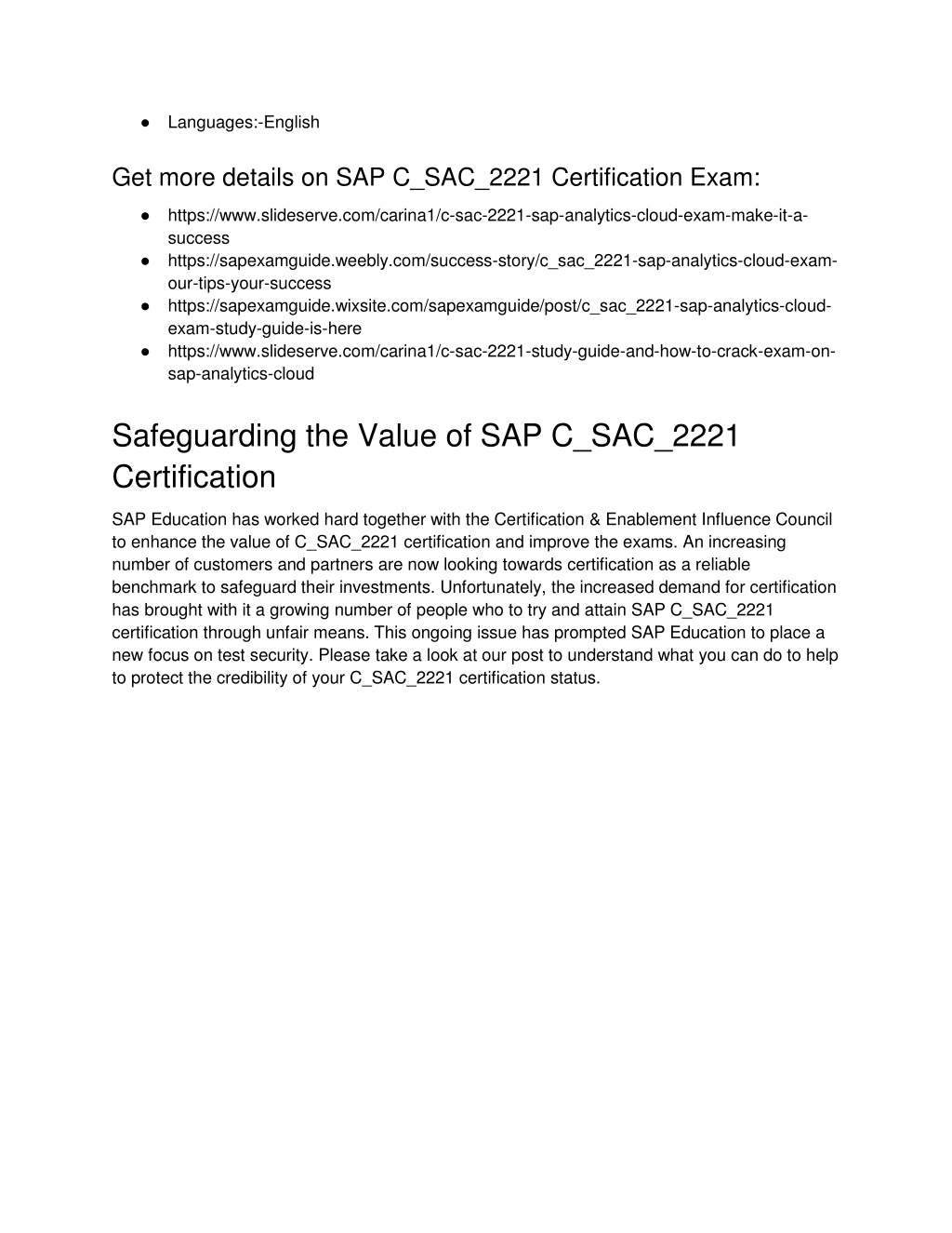 C-SAC-2221 Prüfungsaufgaben | Sns-Brigh10