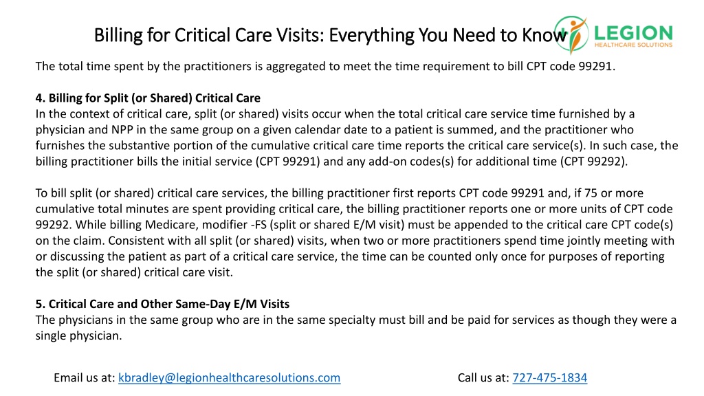 PPT Billing for Critical Care Visits Everything You Need to Know