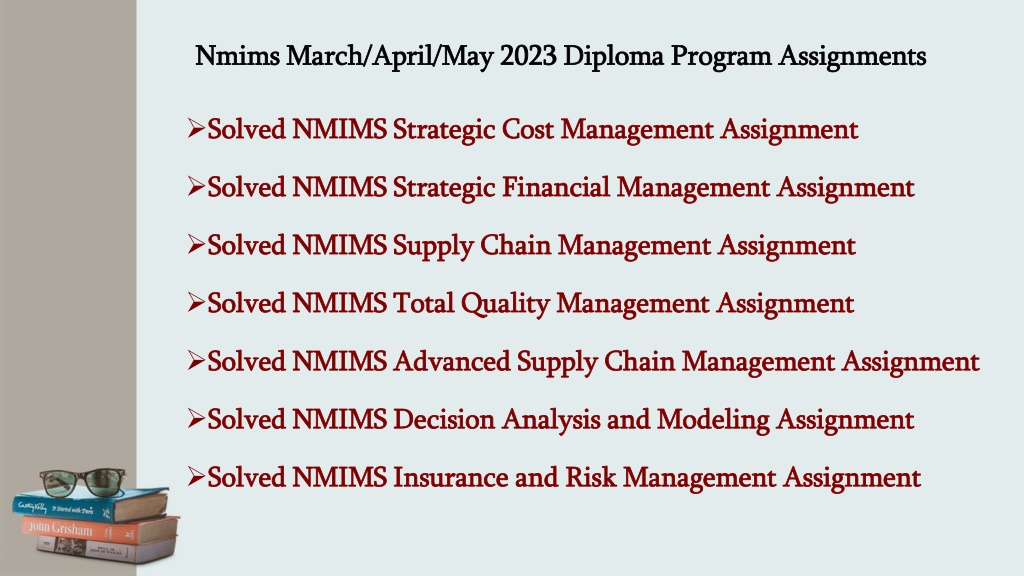 Ppt Nmims March April May 2023 Customized Assignments Powerpoint Presentation Id11864283 8923