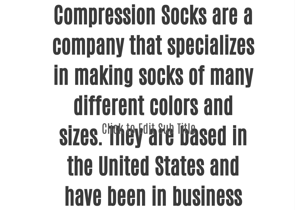 PPT Compression Socks PowerPoint Presentation, free download ID