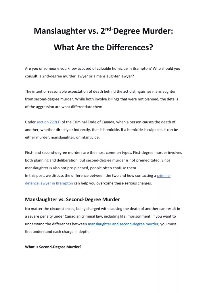 ppt-manslaughter-vs-2nd-degree-murder-what-are-the-differences