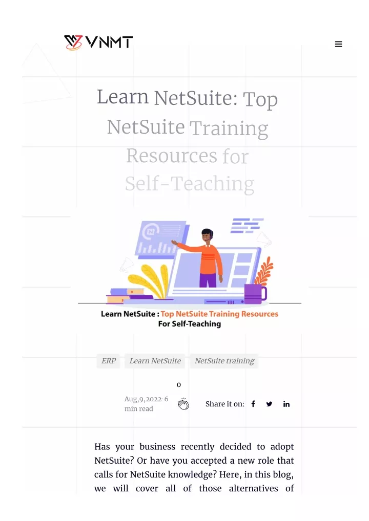 Ppt Learn Netsuite Top Netsuite Training Resources For Self Teaching