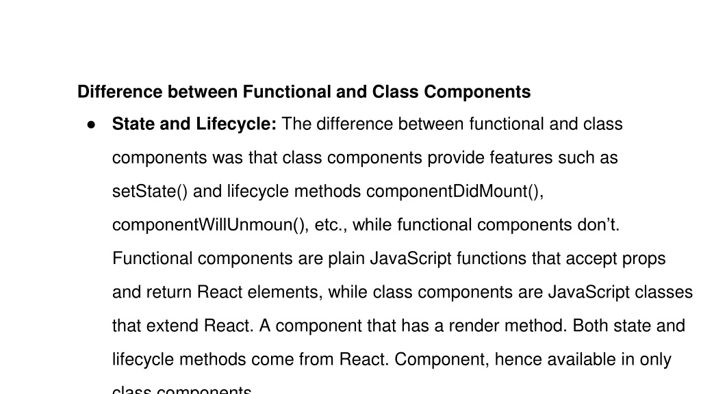 Ppt React Class Components Vs Functional Components Which Is Better Powerpoint Presentation