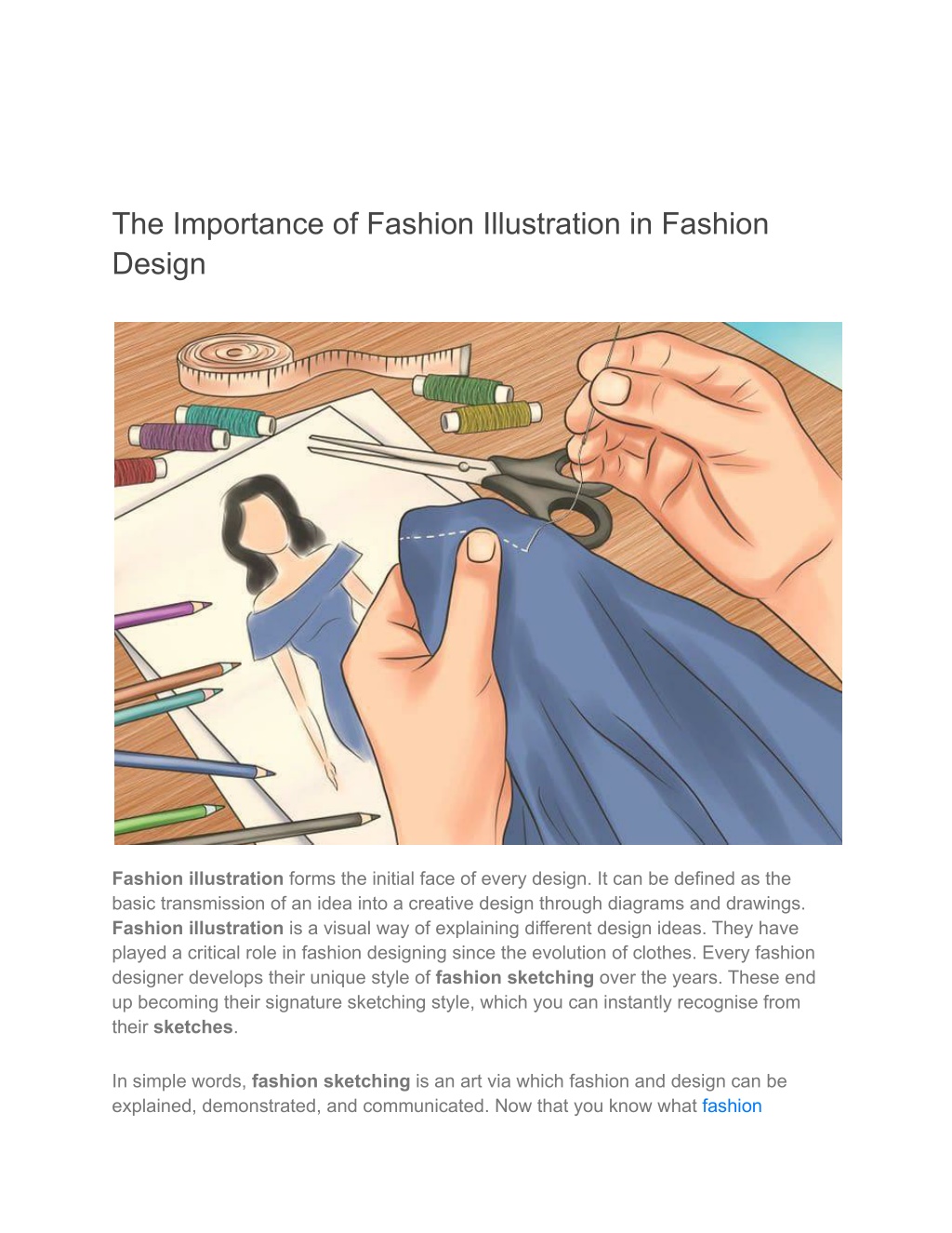 PPT - The Importance of Fashion Illustration in Fashion Design PowerPoint Presentation - ID:11867385