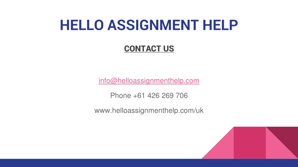 hello assignment help