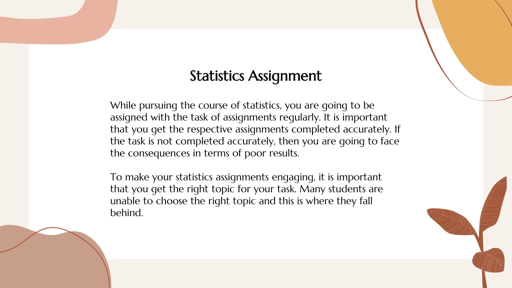 statistics dissertation ideas