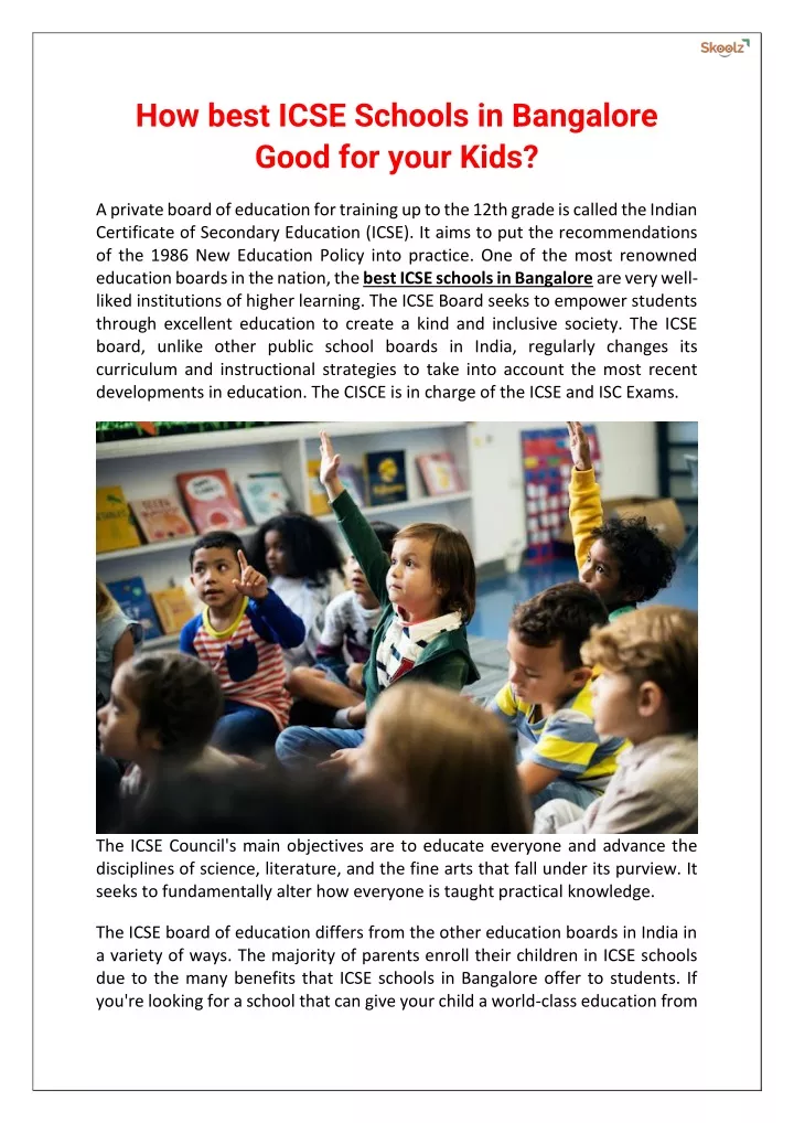 PPT How Best ICSE Schools In Bangalore Good For Your Kids PowerPoint ppt-how-best-icse-schools-in-bangalore-good-for-your-kids-powerpoint