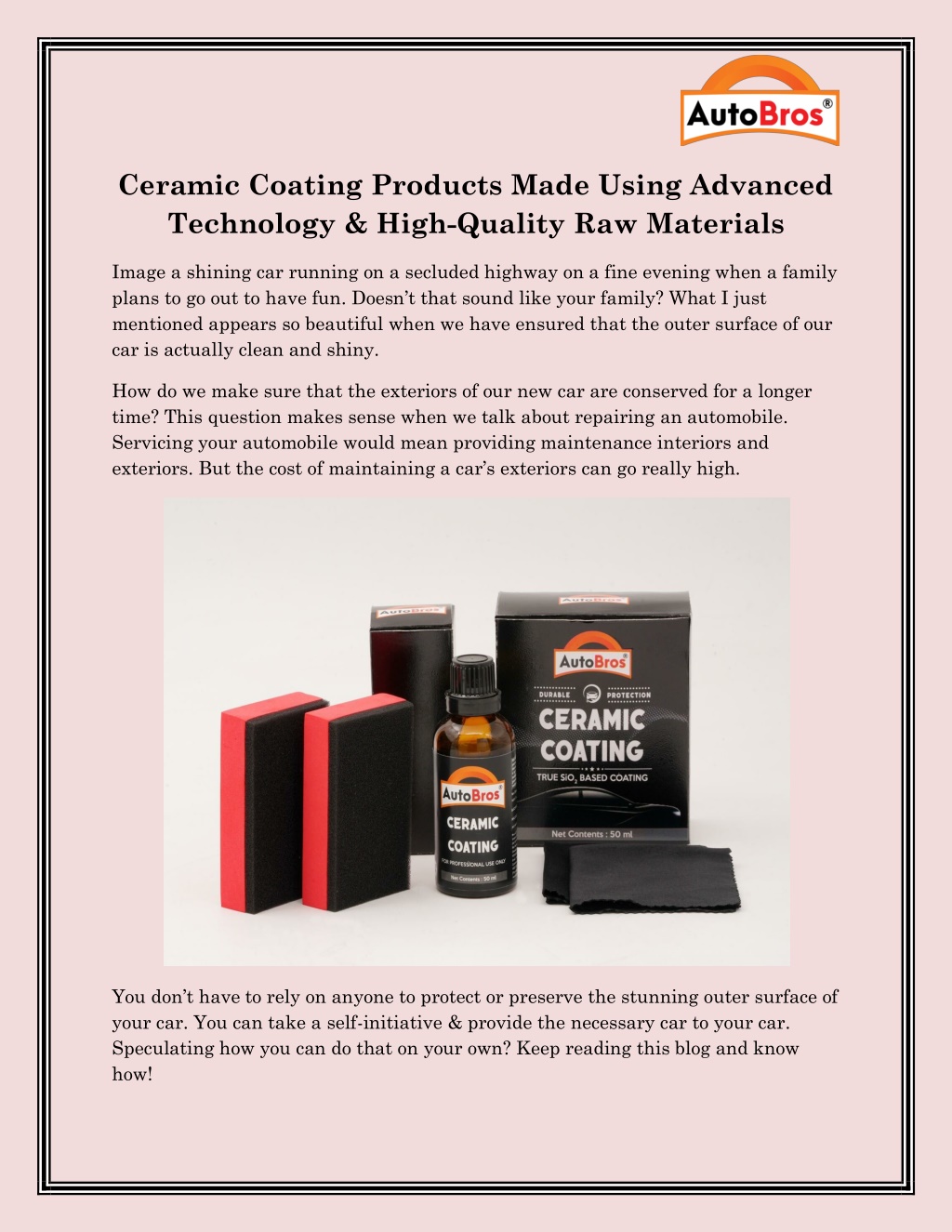 PPT Best ceramic coating products in India PowerPoint Presentation