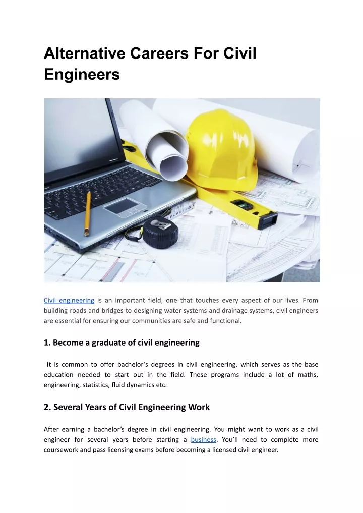 ppt-alternative-careers-for-civil-engineers-powerpoint-presentation