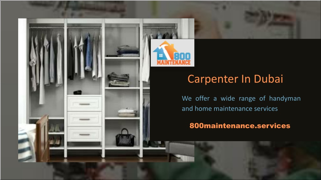 PPT Carpenter In Dubai PowerPoint Presentation, free download ID