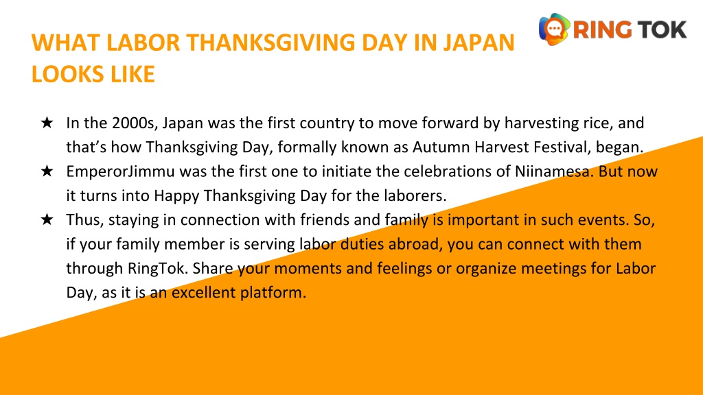 PPT WHAT LABOR THANKSGIVING DAY IN JAPAN LOOKS LIKE PowerPoint