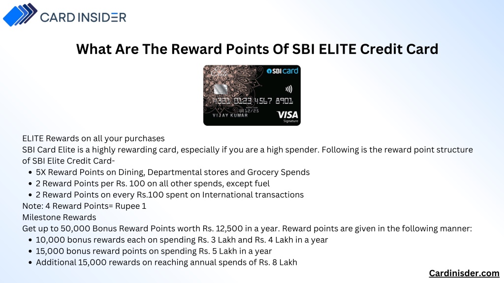 Ppt Sbi Elite Credit Card Powerpoint Presentation Free Download Id11874423 8197