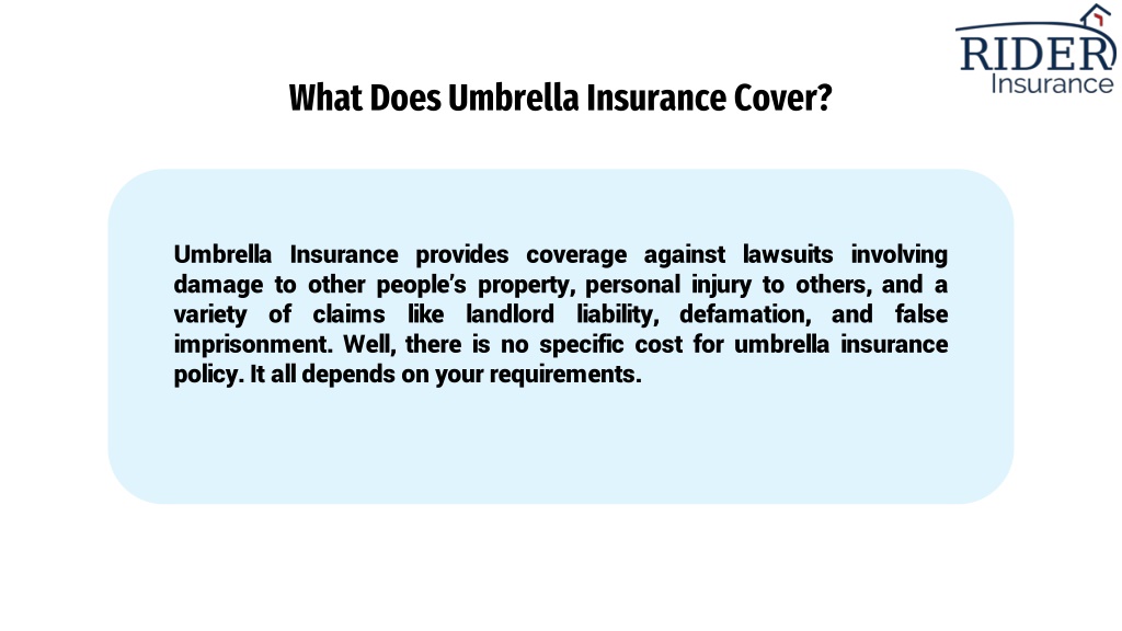 PPT Everything You Need to Know About Umbrella Insurance PowerPoint