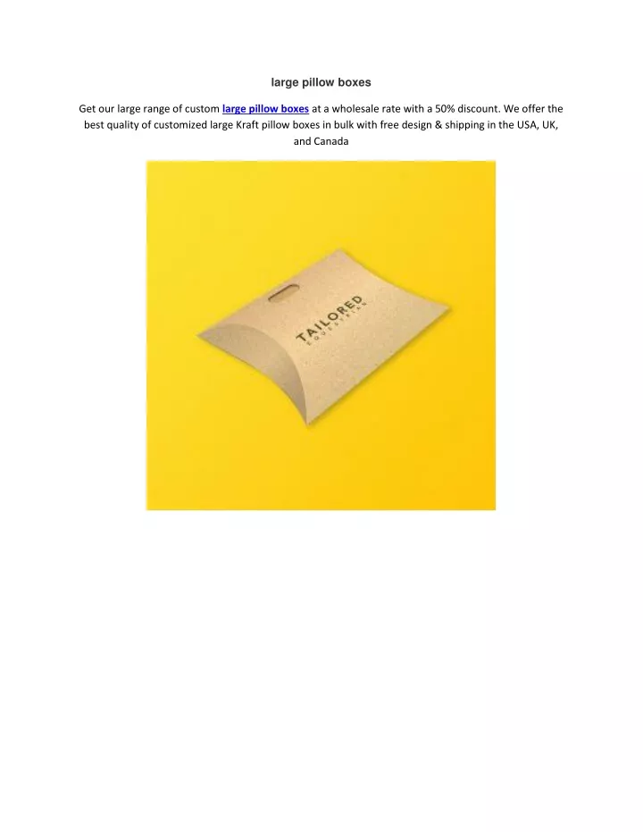 PPT large pillow boxes PowerPoint Presentation, free download ID