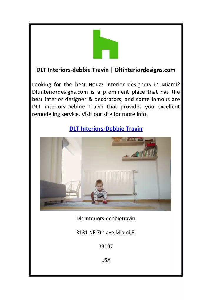 PPT DLT Interiorsdebbie Travin PowerPoint Presentation ID11875780