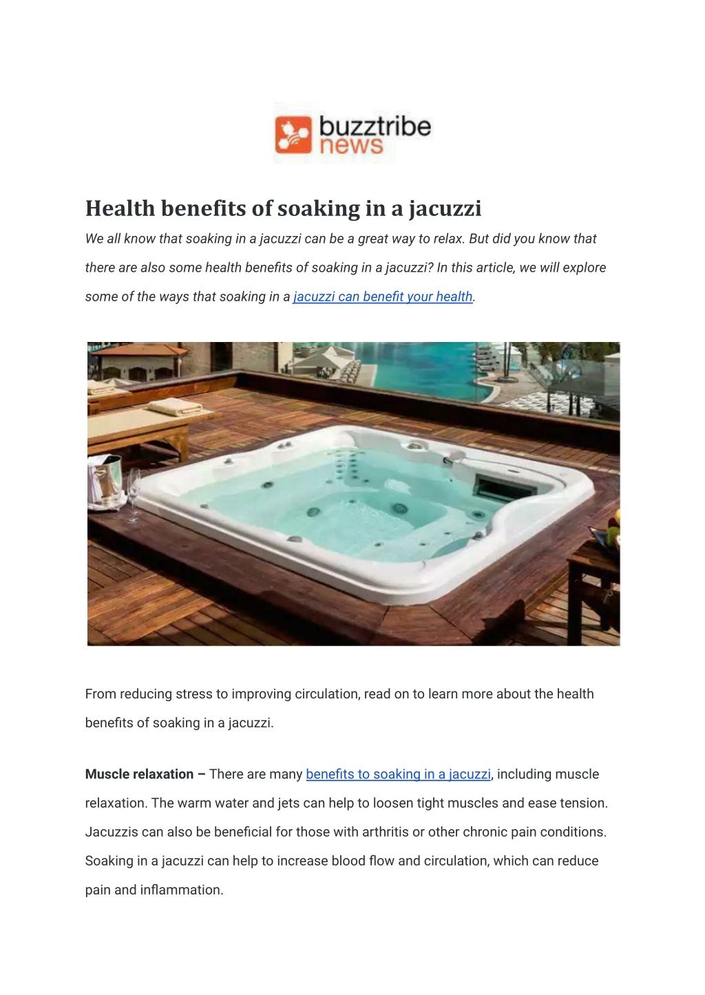 PPT Health benefits of soaking in a jacuzzi PowerPoint Presentation, free download ID11877879