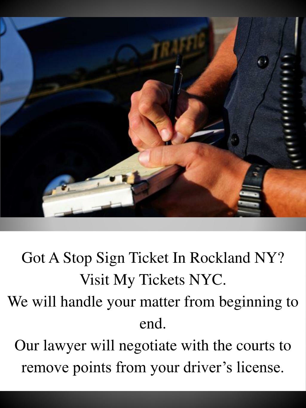 PPT A Stop Sign Ticket Rockland NY PowerPoint Presentation, free