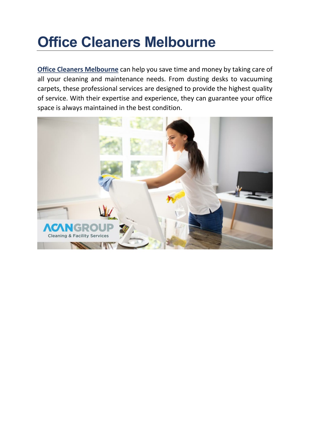 PPT Office Cleaners Melbourne PowerPoint Presentation, free download