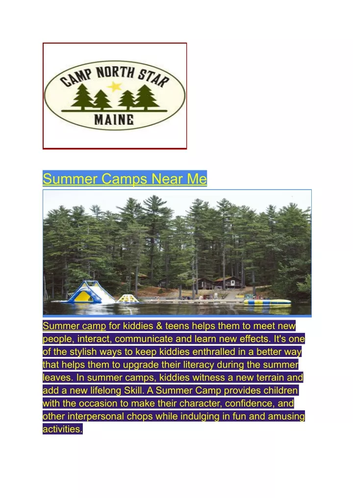 PPT Summer Camps Near Me (1) PowerPoint Presentation, free download