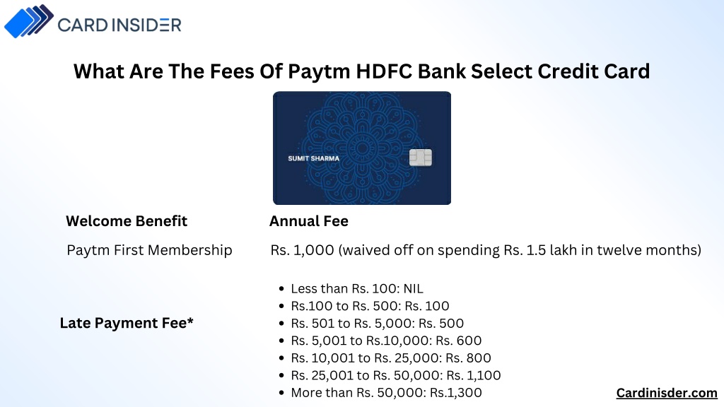 Ppt Paytm Hdfc Bank Select Credit Card Powerpoint Presentation Free Download Id11882138 1991