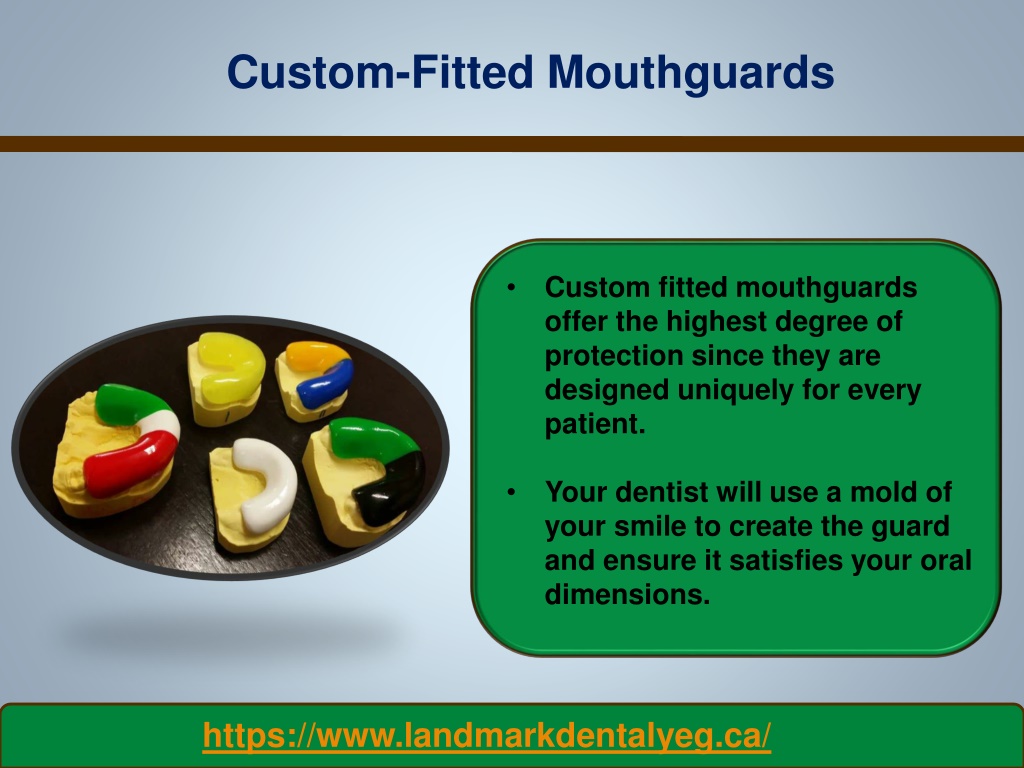PPT Importance of Using Custom Mouthguards in Sports PowerPoint