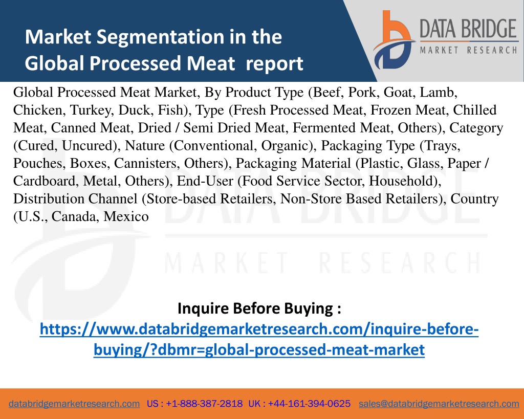 PPT - global-processed-meat-market PowerPoint Presentation, free ...