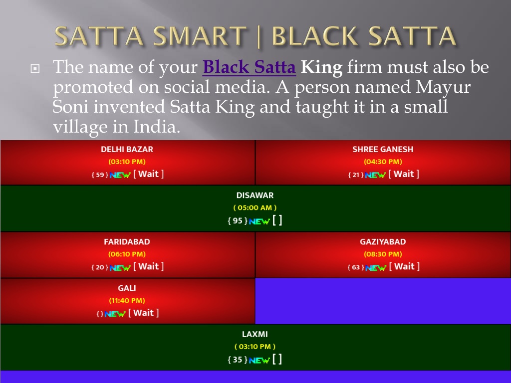 PPT - What is Satta Smart Target? PowerPoint Presentation, free ...