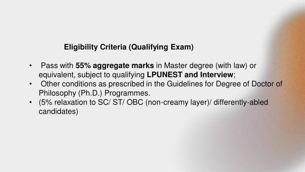 phd in law course duration