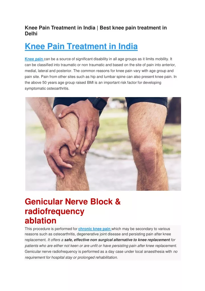 ppt-knee-pain-treatment-in-india-best-knee-pain-treatment-in-delhi