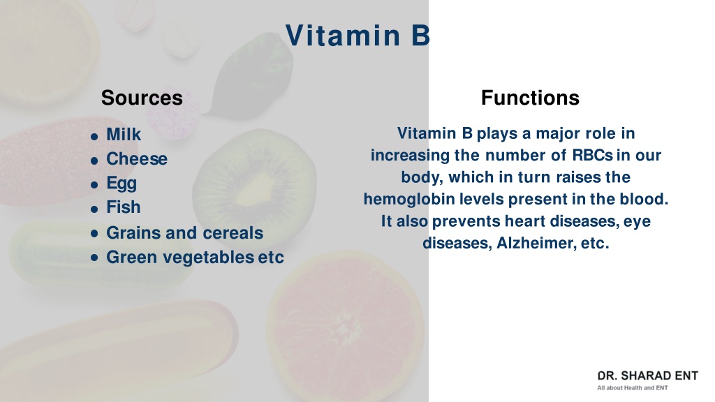 PPT - Role Of Top Five Vitamins In Improving The Immunity PowerPoint ...