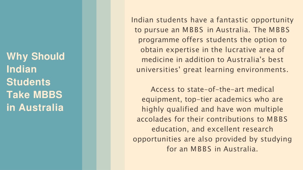 PPT - Cost Of Studying MBBS In Australia For Indian Students PowerPoint ...