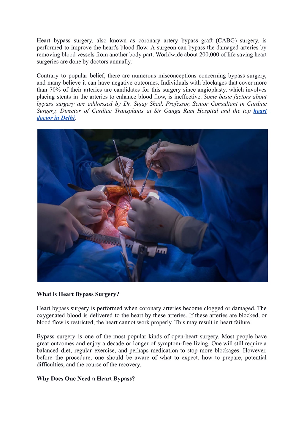 PPT Heart Bypass Surgery_ Purpose & Procedure PowerPoint Presentation