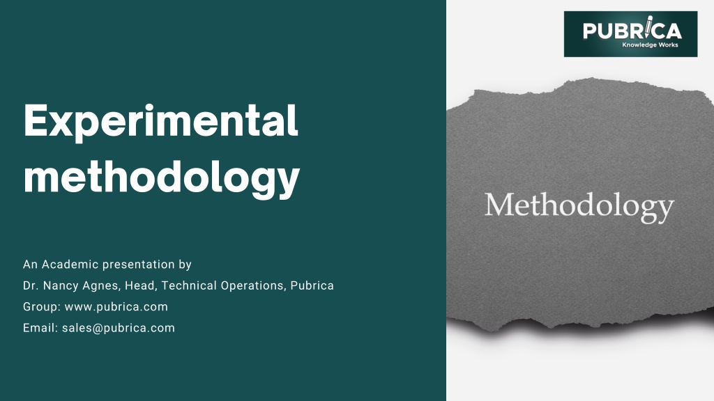 Ppt Experimental Methodology Powerpoint Presentation Free Download