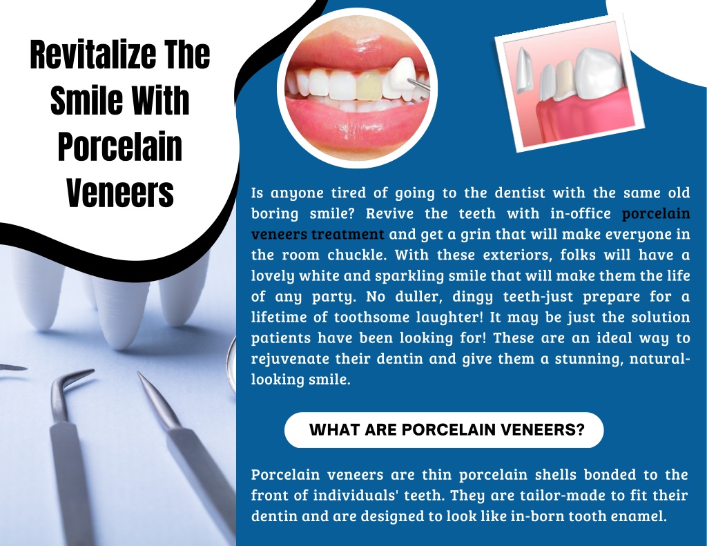 Ppt Get Sparkling Smile With Porcelain Veneers Powerpoint