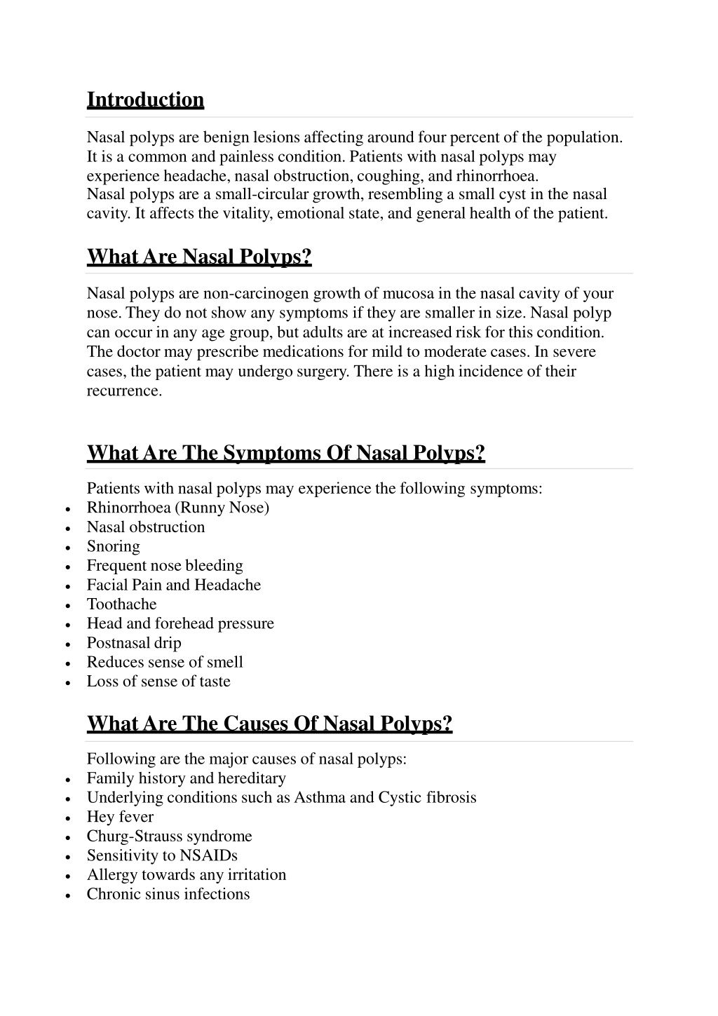 PPT What Are Nasal Polyps Explained By Dr. Ameet Kishore PowerPoint