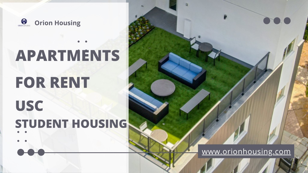 PPT USC Housing Pavo Apartments Orion Housing PowerPoint